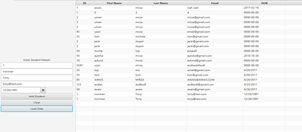 Simple Student Management In Java With Source Code